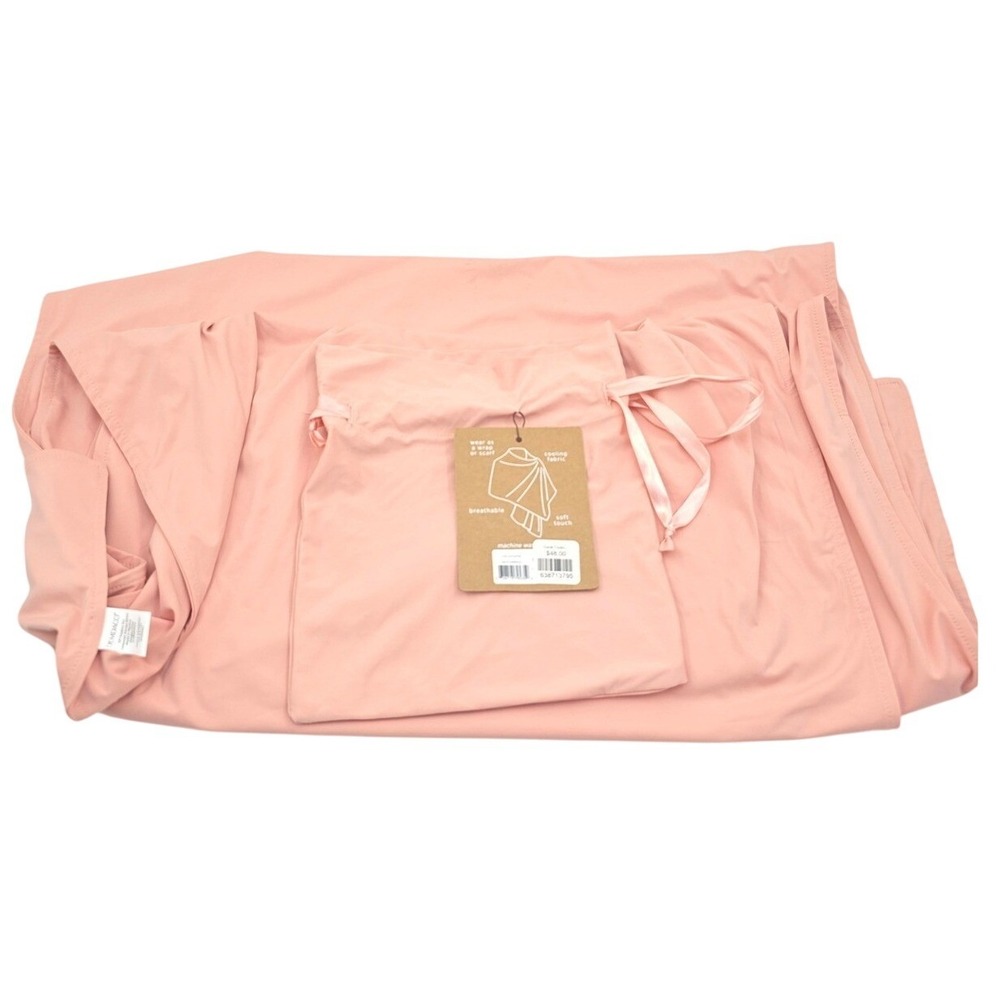 Demdaco Comfort Cooling Collection Wrap Scarf Coral Pink 1004660303 NWT K4